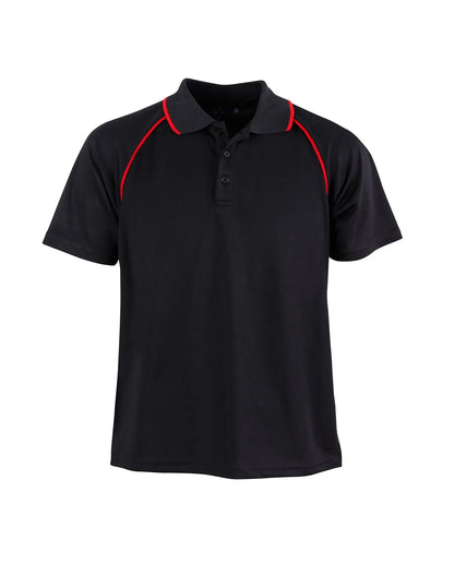 Kids CoolDry Raglan Short Sleeve Contrast Polo PS24 - PrintaPromo