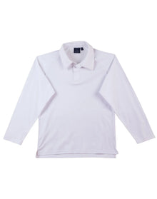 Kids TrueDry Mesh Knit Short Sleeve Cricket Long Sleeve Polo PS29KL - PrintaPromo