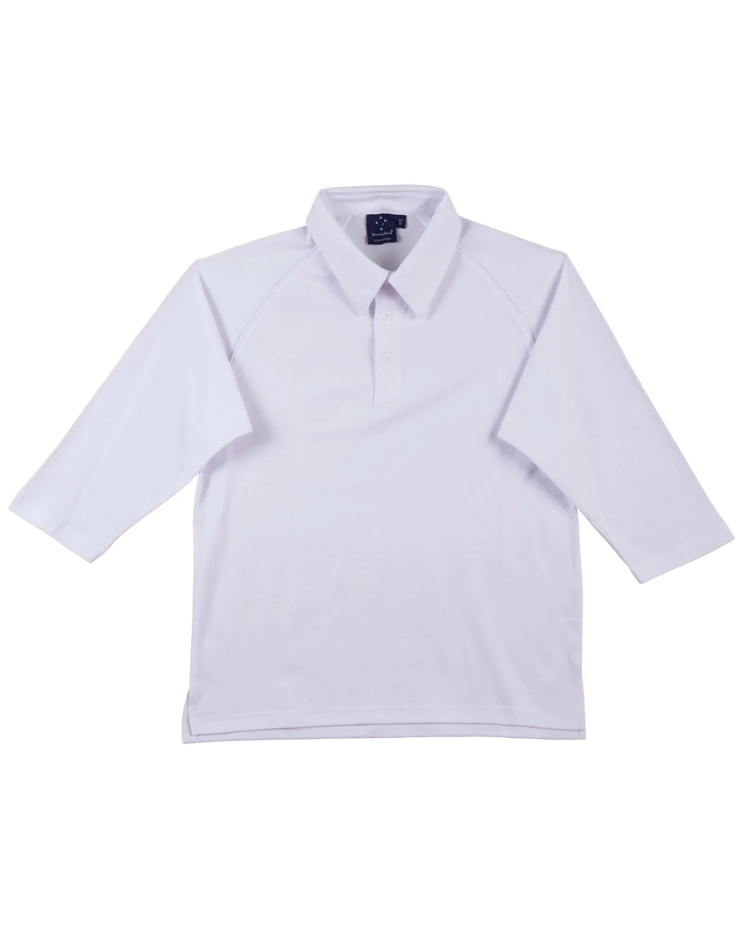 Mens TrueDry Mesh Knit Short Sleeve Cricket 3/4 Sleeve Polo PS29Q - PrintaPromo