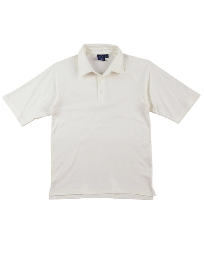 Mens TrueDry Mesh Knit Short Sleeve Cricket Short Sleeve Polo PS29 - PrintaPromo