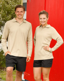 TrueDry Long Sleeve Polo PS35 - PrintaPromo