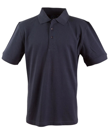 Mens Cotton Pique Knit Short Sleeve Polo PS39 - PrintaPromo