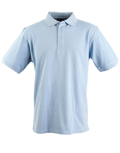 Mens Cotton Pique Knit Short Sleeve Polo PS39 - PrintaPromo