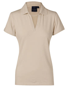 Ladies Cotton Pique Knit Short Sleeve Polo PS40 - PrintaPromo