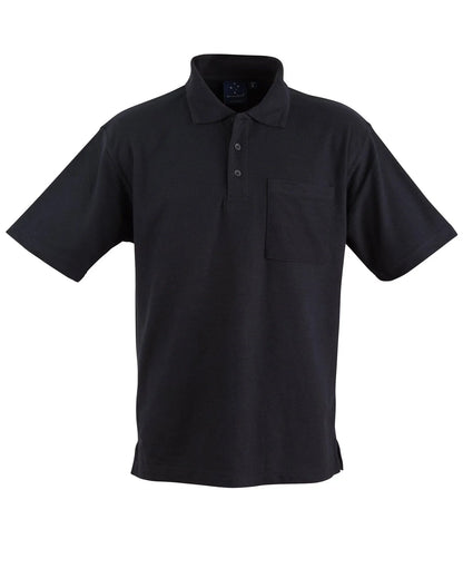Poly/Cotton Pique Pocket Short Sleeve Polo PS41 - PrintaPromo