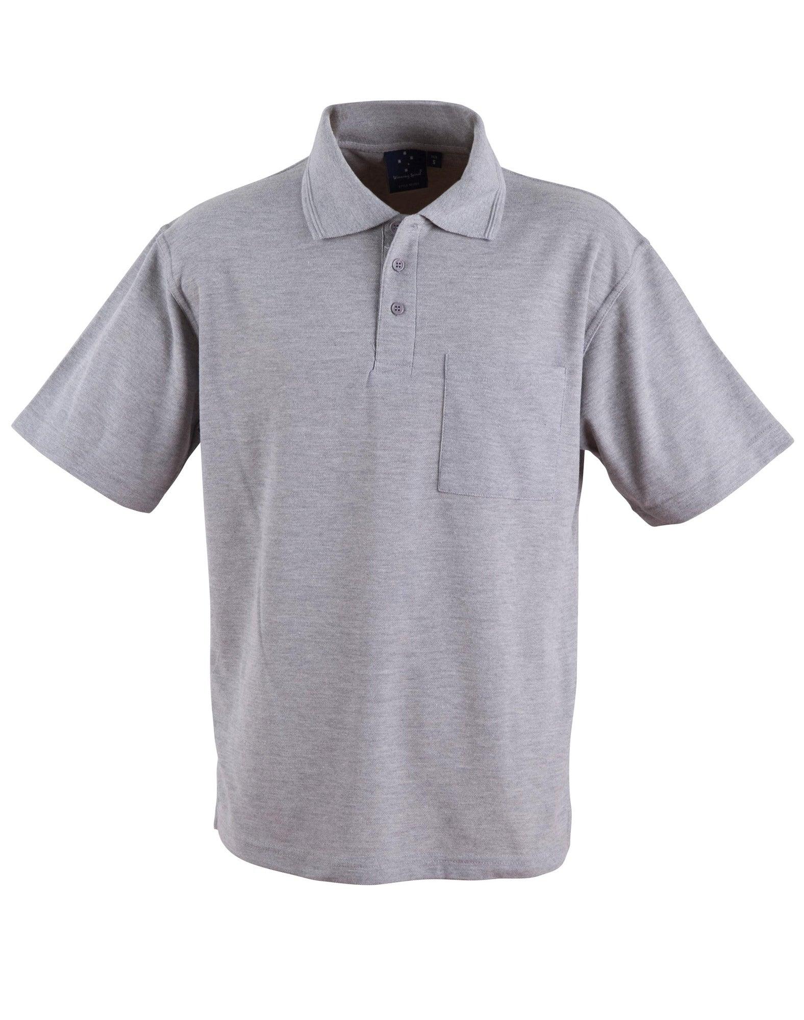 Poly/Cotton Pique Pocket Short Sleeve Polo PS41 - PrintaPromo