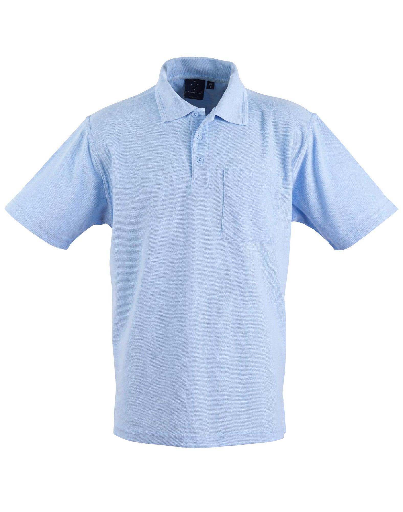 Poly/Cotton Pique Pocket Short Sleeve Polo PS41 - PrintaPromo