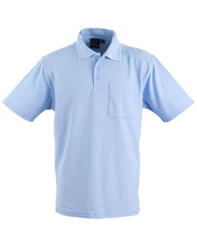 Poly/Cotton Pique Pocket Short Sleeve Polo PS41 - PrintaPromo