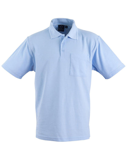 Poly/Cotton Pique Pocket Short Sleeve Polo PS41 - PrintaPromo