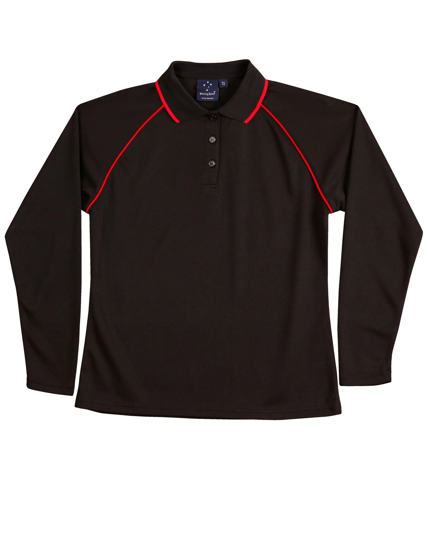 Ladies CoolDry Long Sleeve Contrast Colour Polo PS44 - PrintaPromo