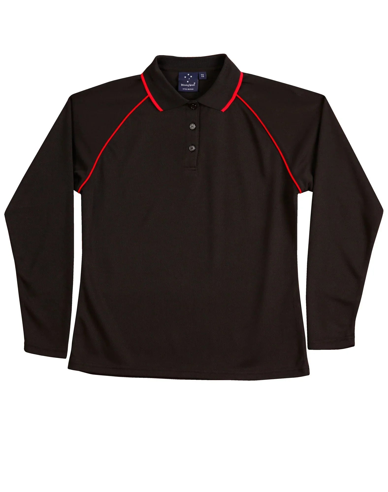 Ladies CoolDry Long Sleeve Contrast Colour Polo PS44 - PrintaPromo