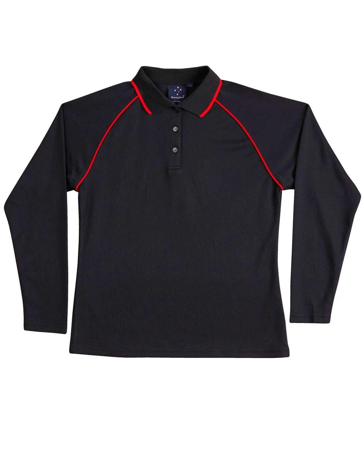 Ladies CoolDry Long Sleeve Contrast Colour Polo PS44 - PrintaPromo