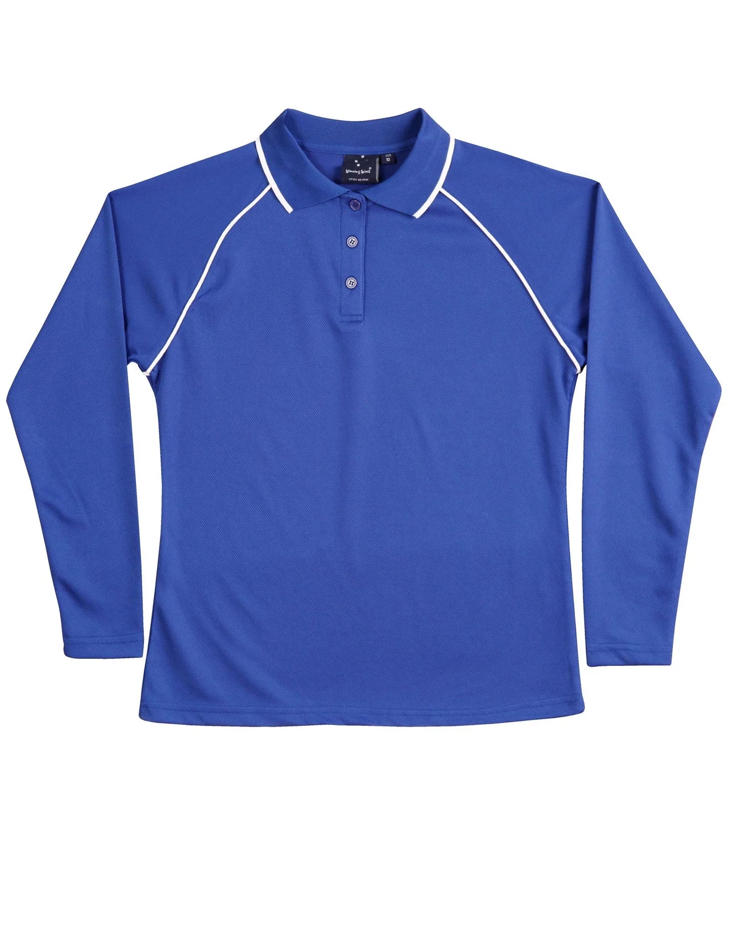 Ladies CoolDry Long Sleeve Contrast Colour Polo PS44 - PrintaPromo