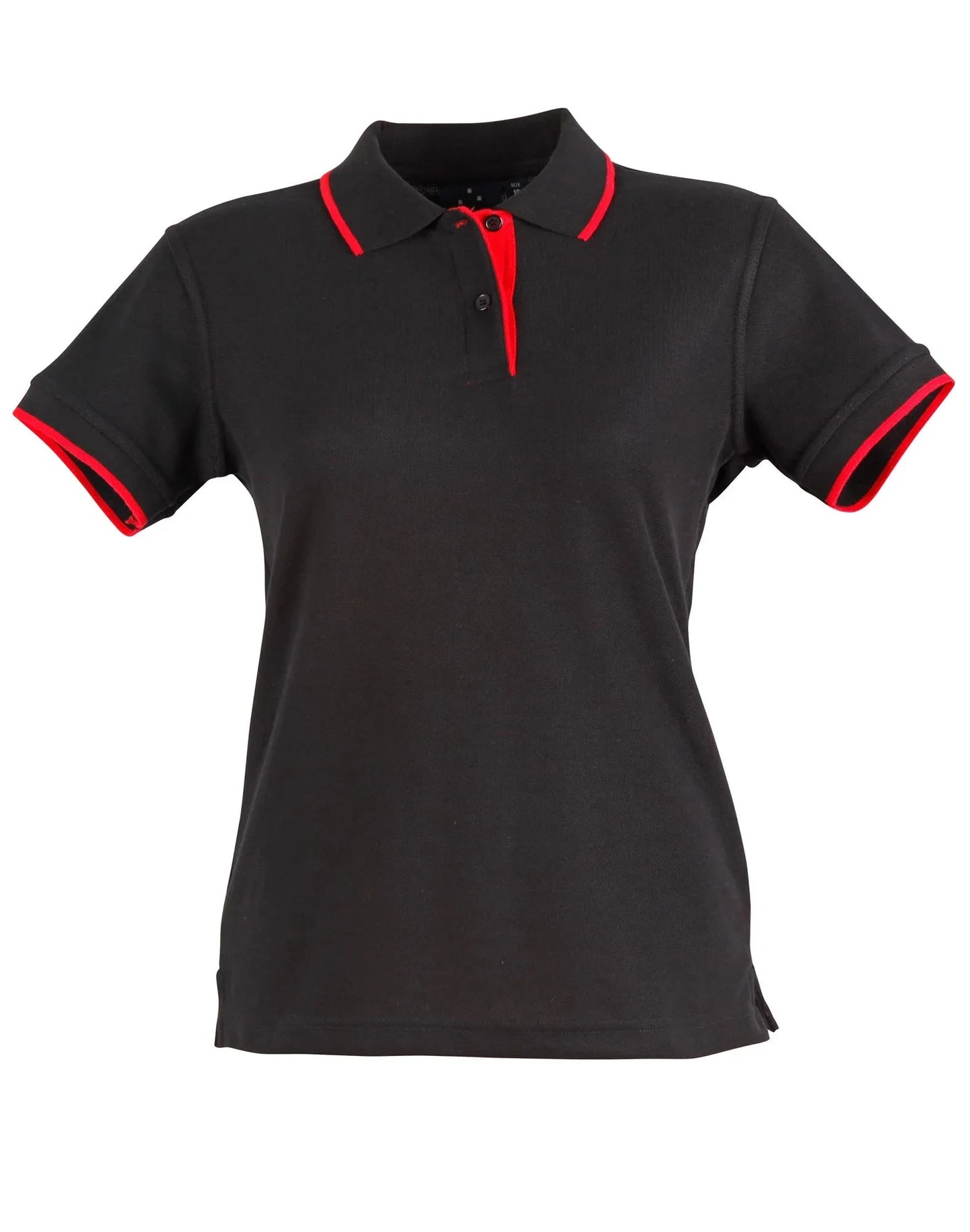 Ladies Poly/Cotton Contrast Pique Short Sleeve Polo PS48A - PrintaPromo