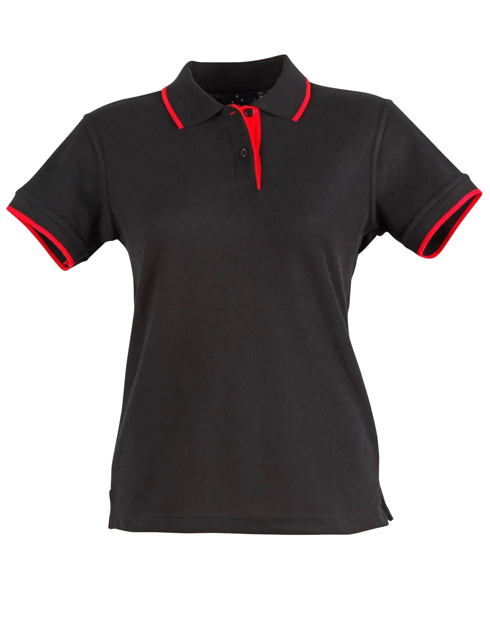 Ladies Poly/Cotton Contrast Pique Short Sleeve Polo PS48A - PrintaPromo