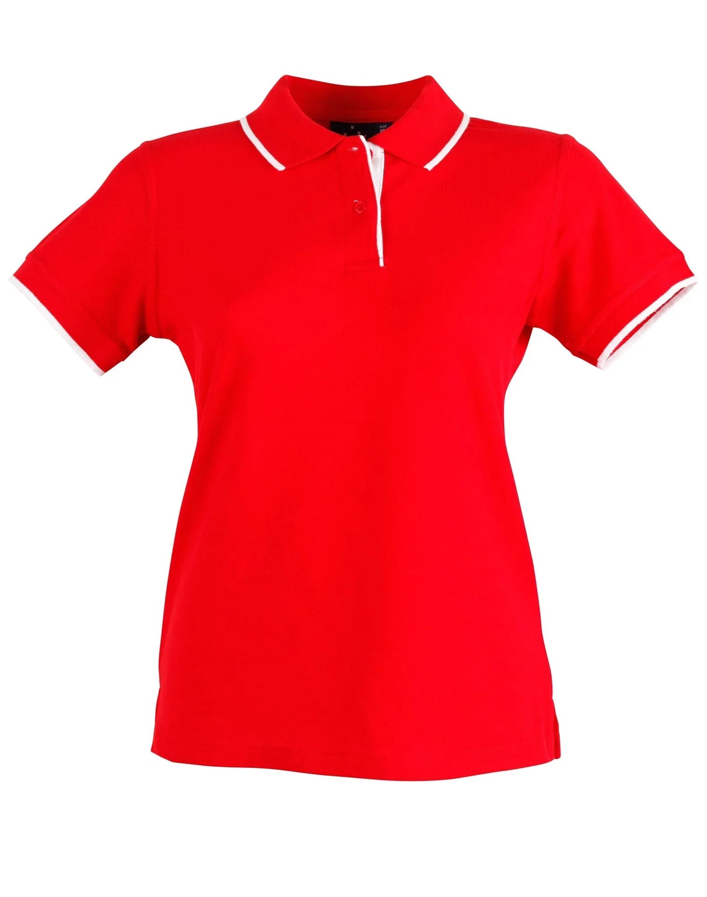 Ladies Poly/Cotton Contrast Pique Short Sleeve Polo PS48A - PrintaPromo
