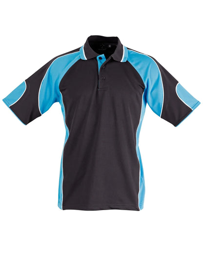 Kids CoolDry Contrast Short Sleeve Polo with Sleeve Panels PS61K - PrintaPromo