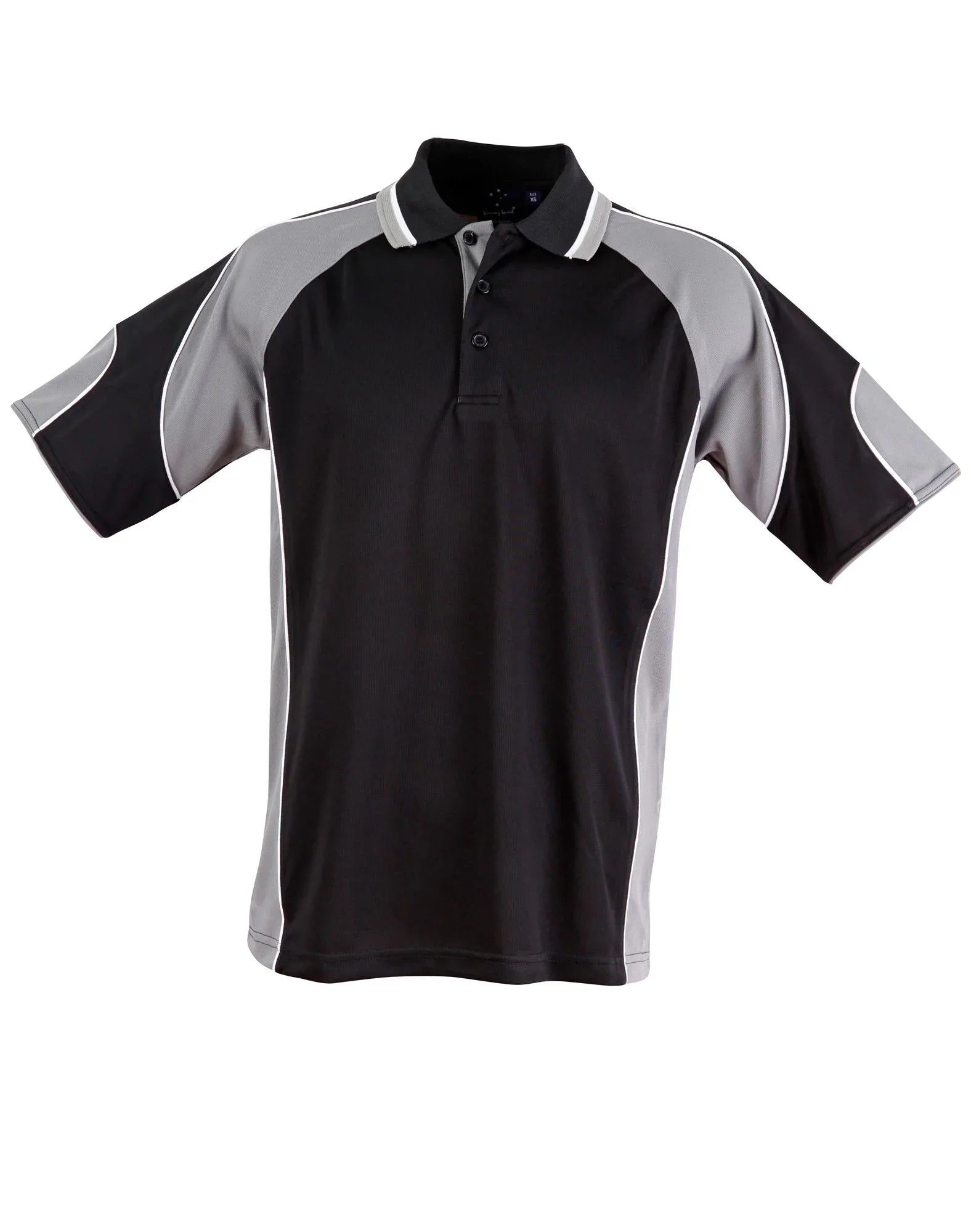 Kids CoolDry Contrast Short Sleeve Polo with Sleeve Panels PS61K - PrintaPromo