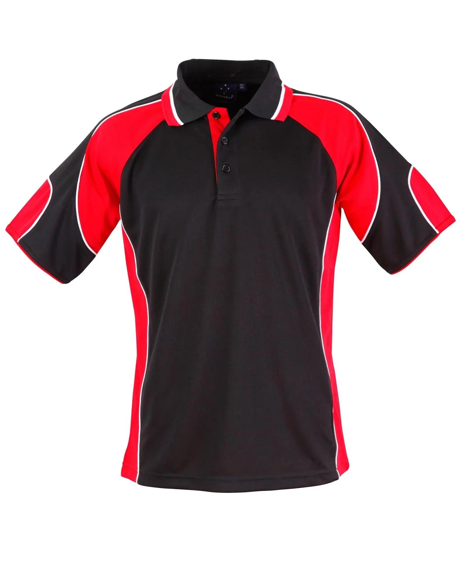 Kids CoolDry Contrast Short Sleeve Polo with Sleeve Panels PS61K - PrintaPromo