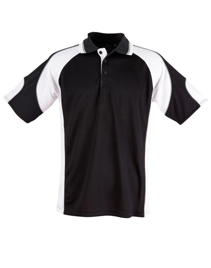 Kids CoolDry Contrast Short Sleeve Polo with Sleeve Panels PS61K - PrintaPromo