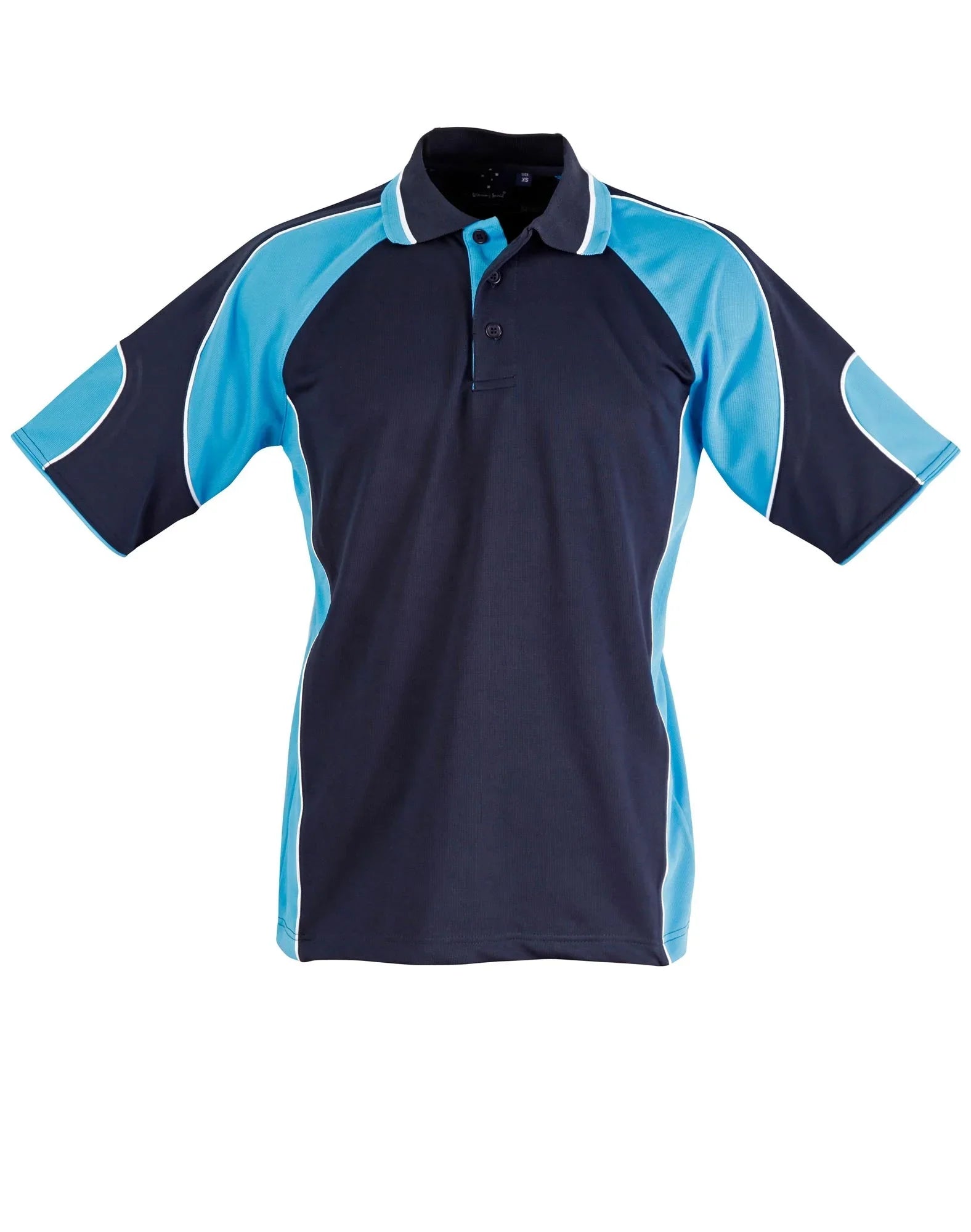 Kids CoolDry Contrast Short Sleeve Polo with Sleeve Panels PS61K - PrintaPromo
