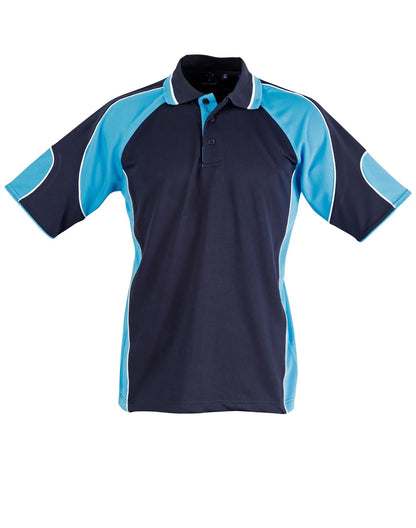 Kids CoolDry Contrast Short Sleeve Polo with Sleeve Panels PS61K - PrintaPromo