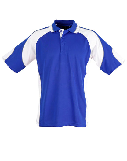 Kids CoolDry Contrast Short Sleeve Polo with Sleeve Panels PS61K - PrintaPromo