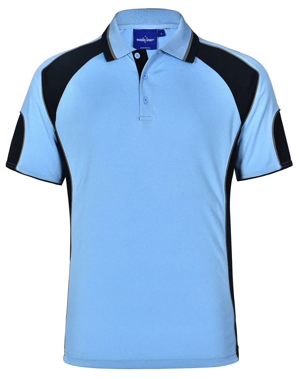 Mens CoolDry Contrast Short Sleeve Polo with Sleeve Panels PS61 - PrintaPromo
