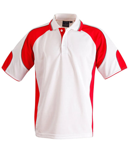 Kids CoolDry Contrast Short Sleeve Polo with Sleeve Panels PS61K - PrintaPromo