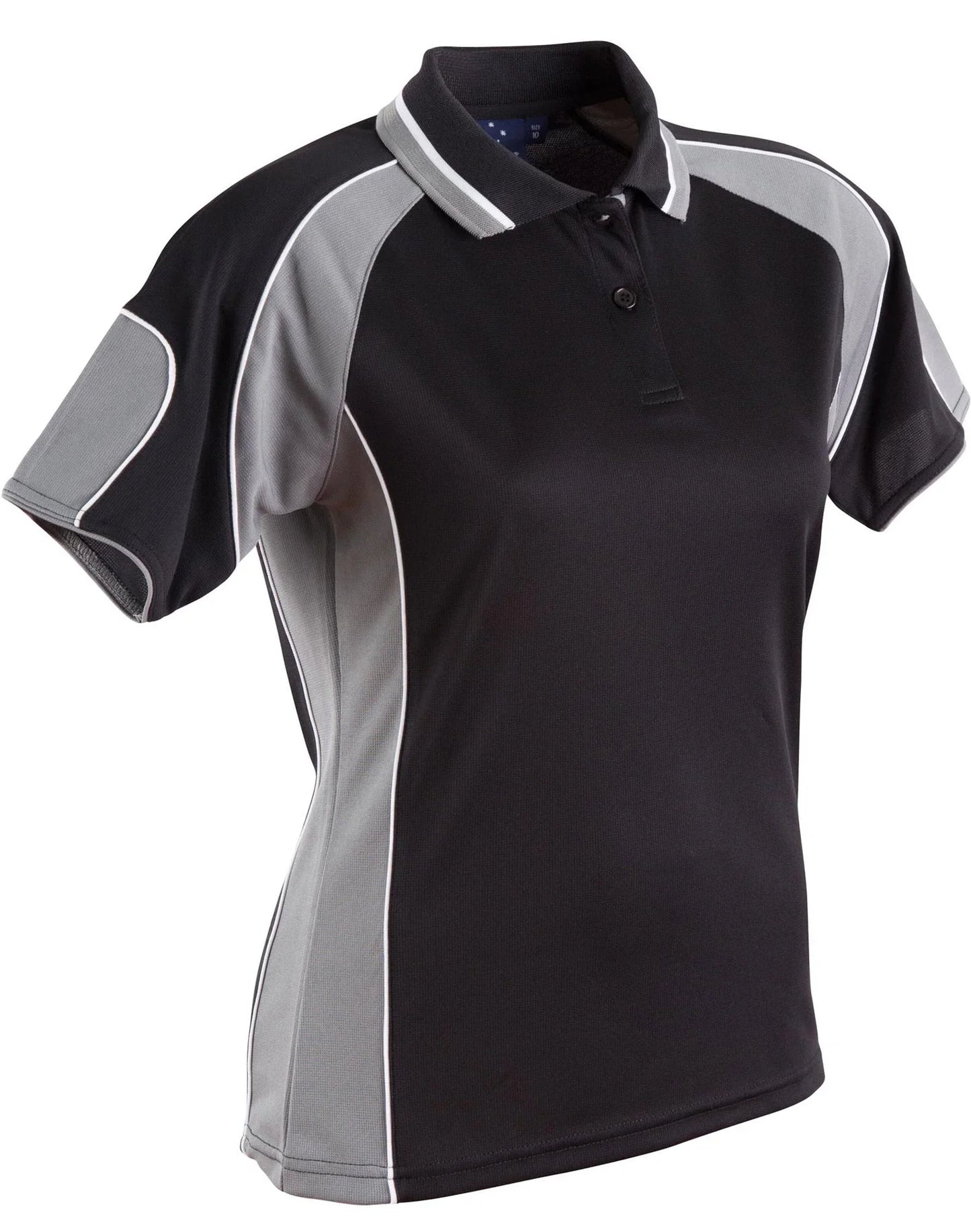 Ladies CoolDry Contrast Short Sleeve Polo with Sleeve Panels PS62 - PrintaPromo