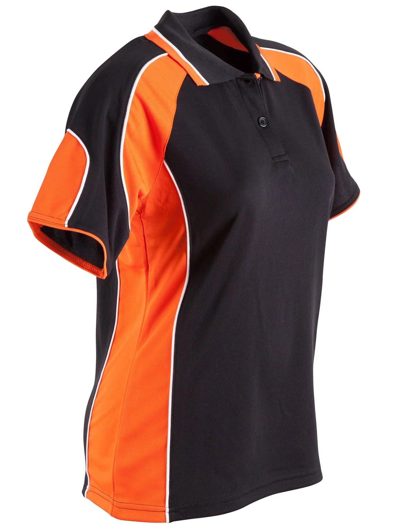 Ladies CoolDry Contrast Short Sleeve Polo with Sleeve Panels PS62 - PrintaPromo