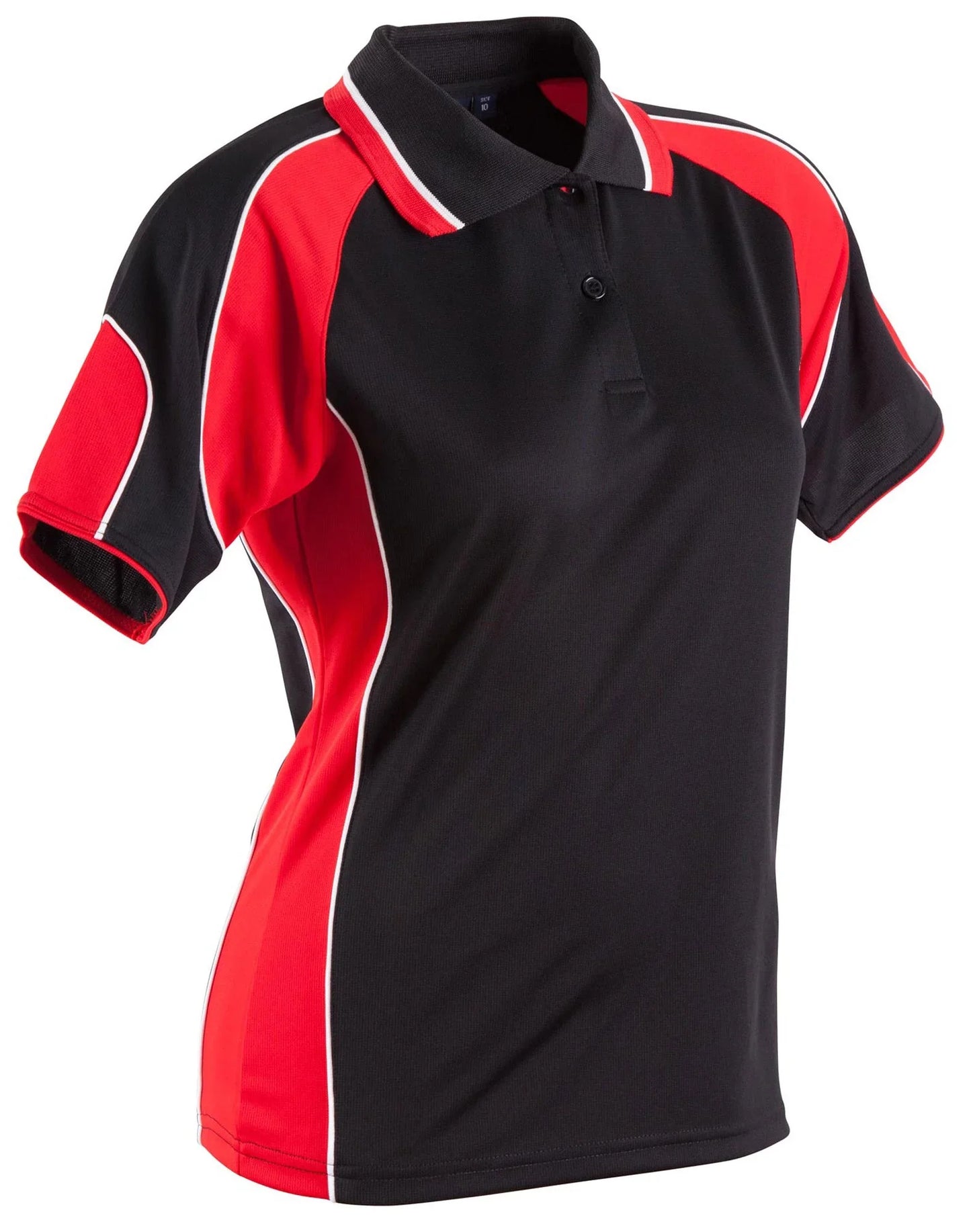 Ladies CoolDry Contrast Short Sleeve Polo with Sleeve Panels PS62 - PrintaPromo