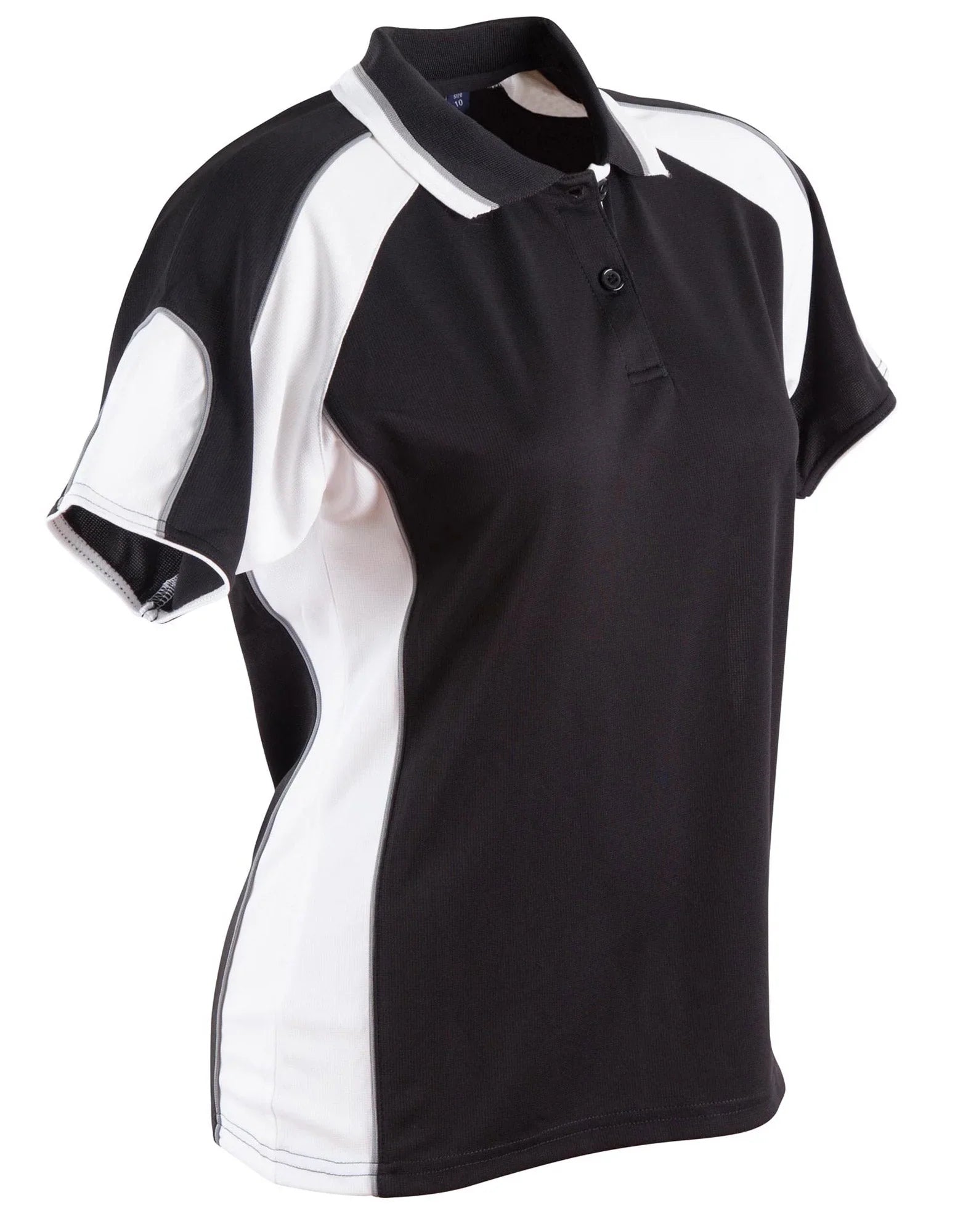 Ladies CoolDry Contrast Short Sleeve Polo with Sleeve Panels PS62 - PrintaPromo