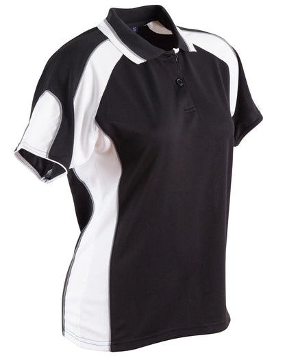 Ladies CoolDry Contrast Short Sleeve Polo with Sleeve Panels PS62 - PrintaPromo