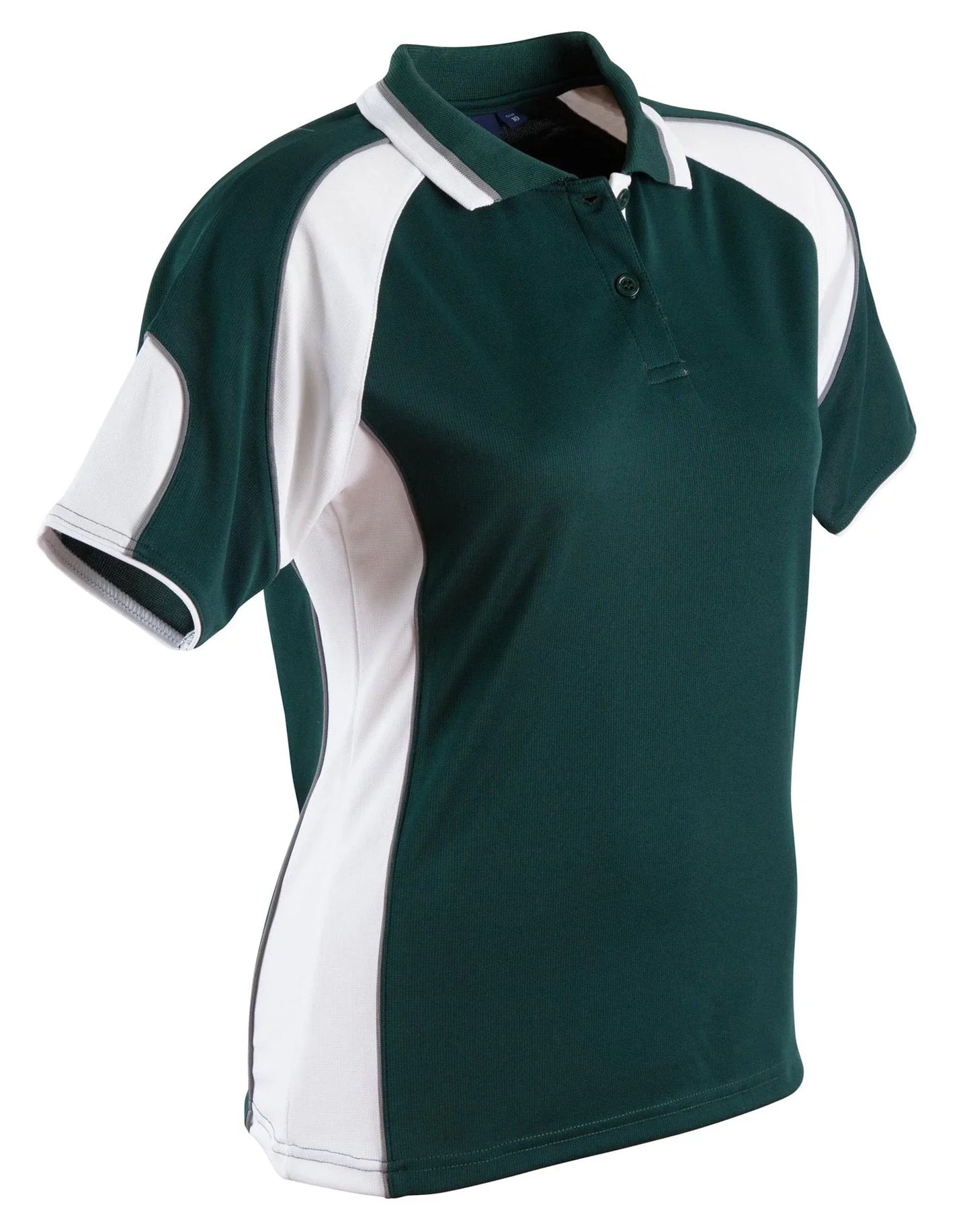 Ladies CoolDry Contrast Short Sleeve Polo with Sleeve Panels PS62 - PrintaPromo