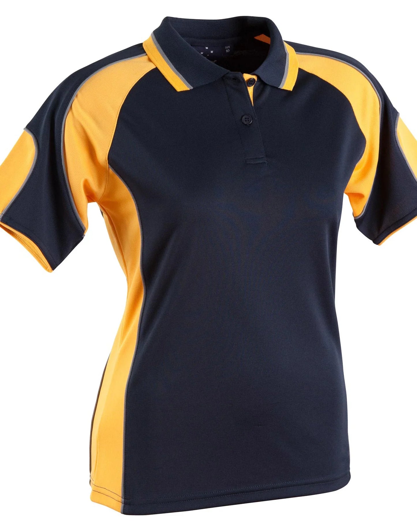 Ladies CoolDry Contrast Short Sleeve Polo with Sleeve Panels PS62 - PrintaPromo