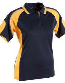 Ladies CoolDry Contrast Short Sleeve Polo with Sleeve Panels PS62 - PrintaPromo
