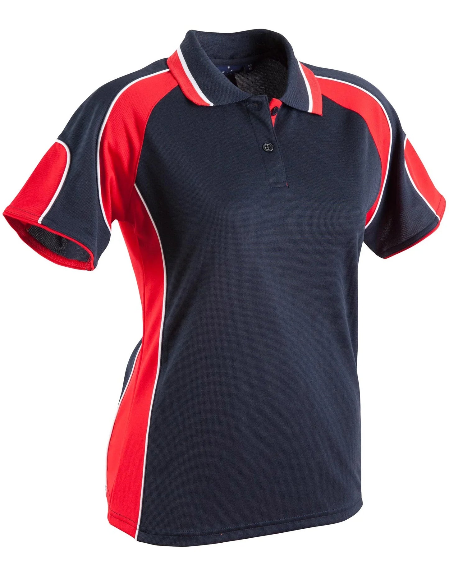Ladies CoolDry Contrast Short Sleeve Polo with Sleeve Panels PS62 - PrintaPromo