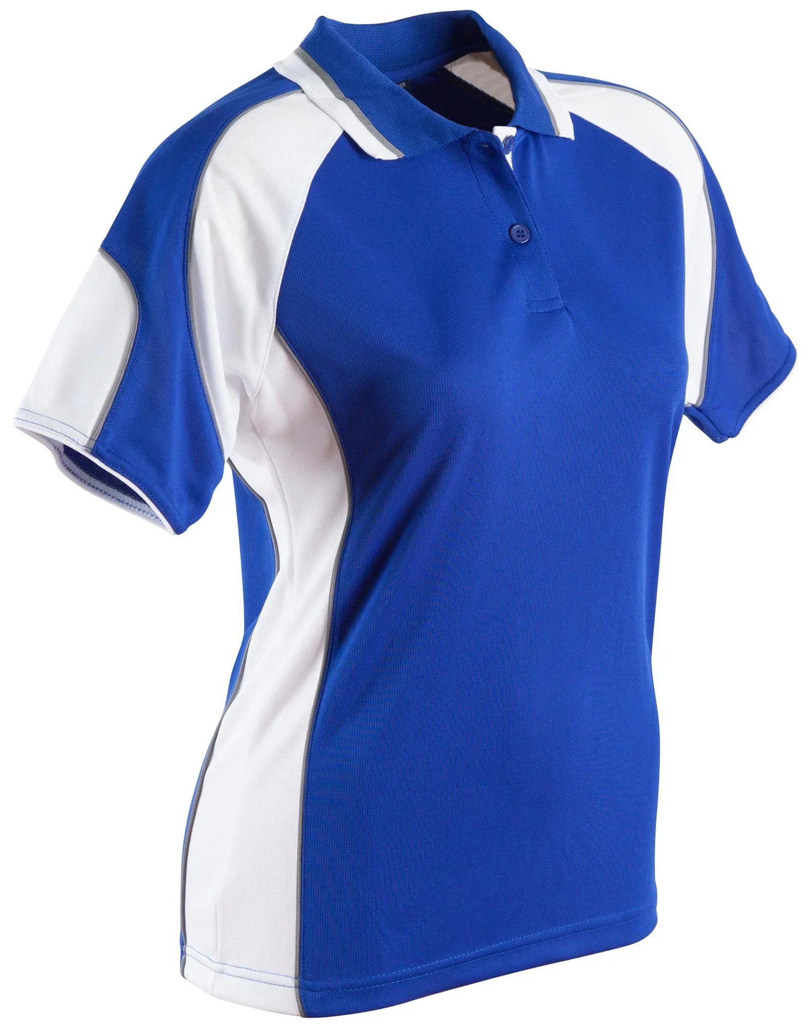 Ladies CoolDry Contrast Short Sleeve Polo with Sleeve Panels PS62 - PrintaPromo