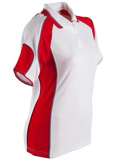 Ladies CoolDry Contrast Short Sleeve Polo with Sleeve Panels PS62 - PrintaPromo
