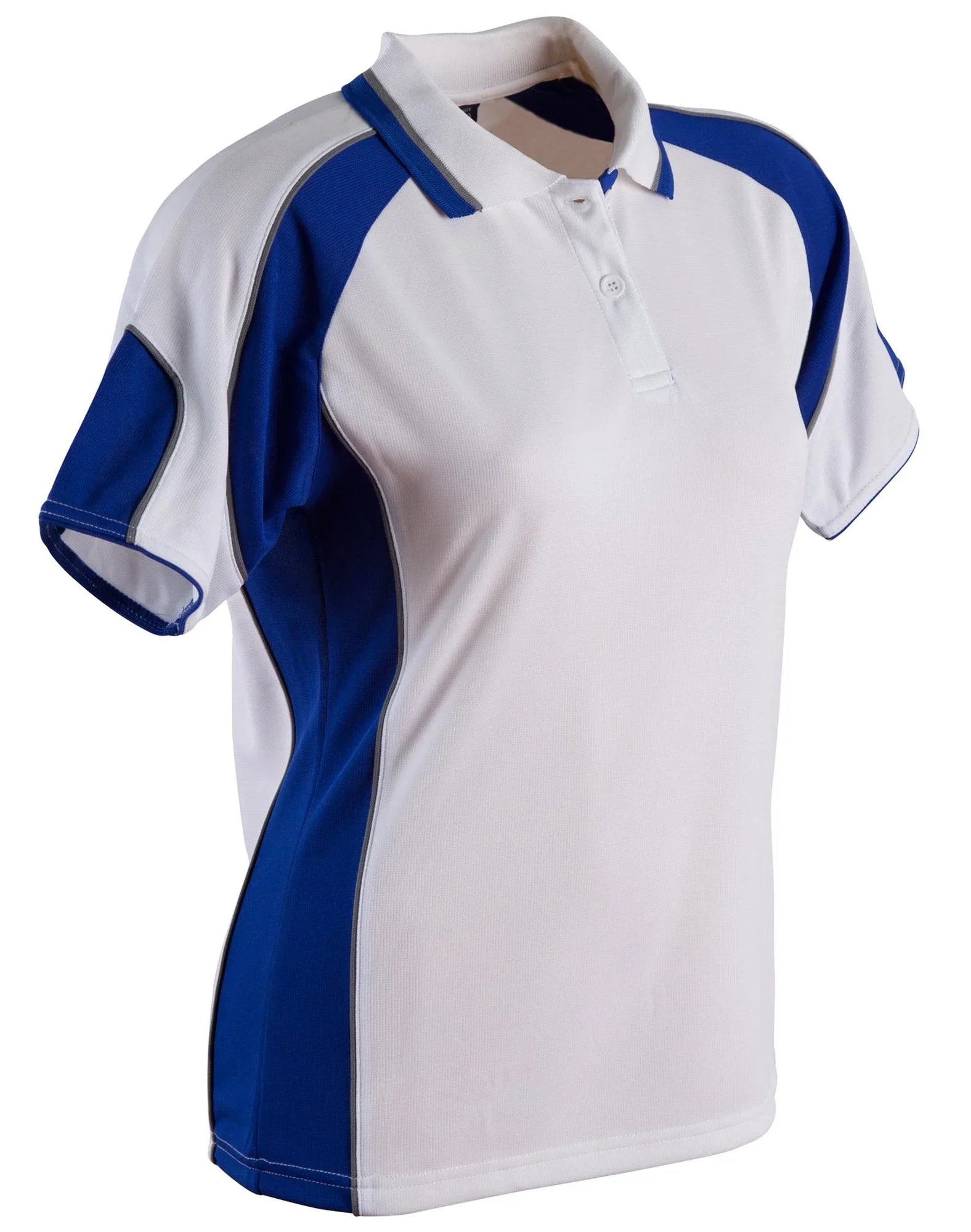 Ladies CoolDry Contrast Short Sleeve Polo with Sleeve Panels PS62 - PrintaPromo