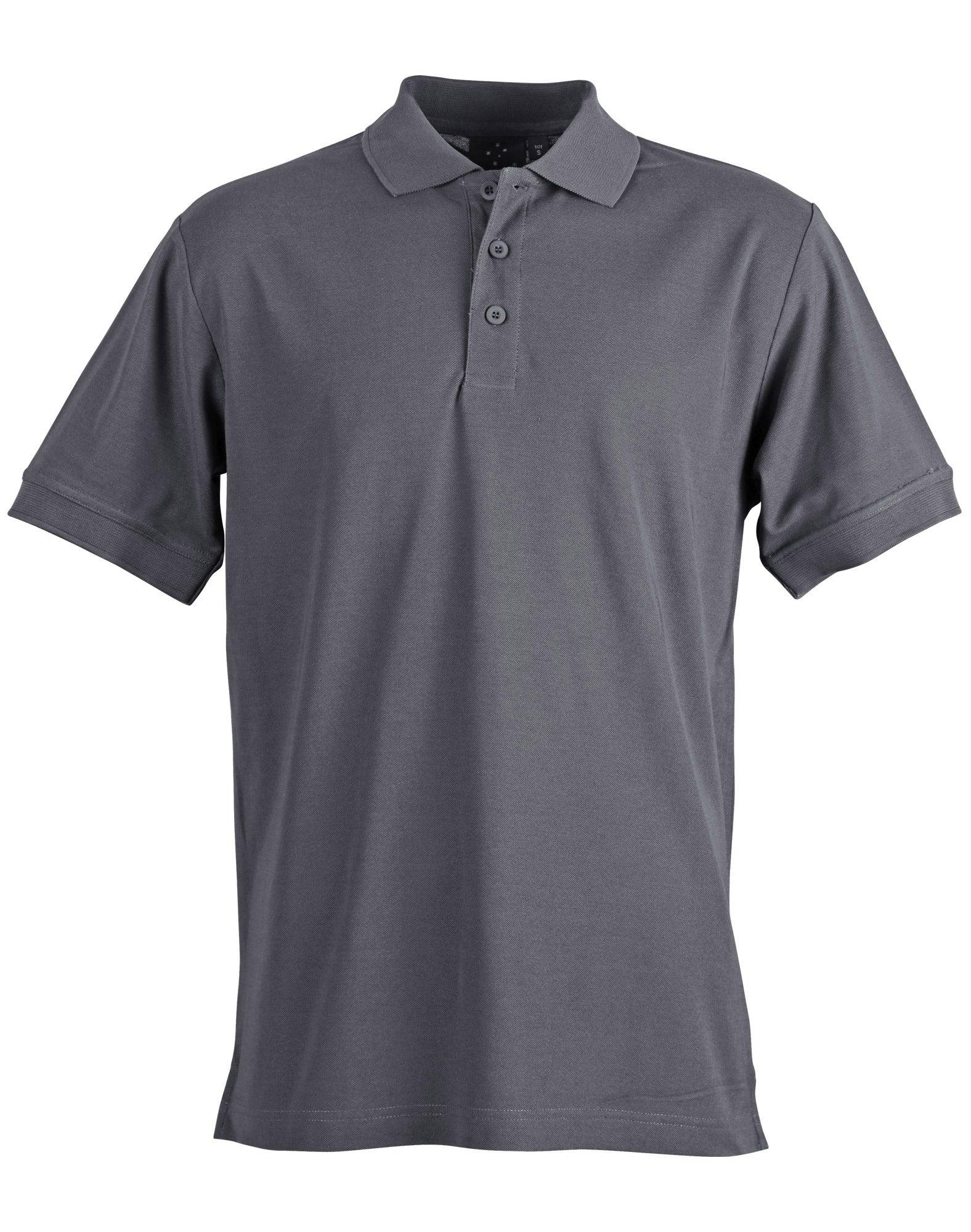 Men's TrueDry Solid Colour Short Sleeve Pique Polo PS63 - PrintaPromo