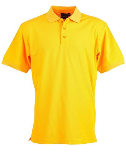 Men's TrueDry Solid Colour Short Sleeve Pique Polo PS63 - PrintaPromo