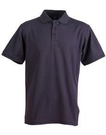 Men's TrueDry Solid Colour Short Sleeve Pique Polo PS63 - PrintaPromo