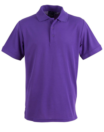 Men's TrueDry Solid Colour Short Sleeve Pique Polo PS63 - PrintaPromo