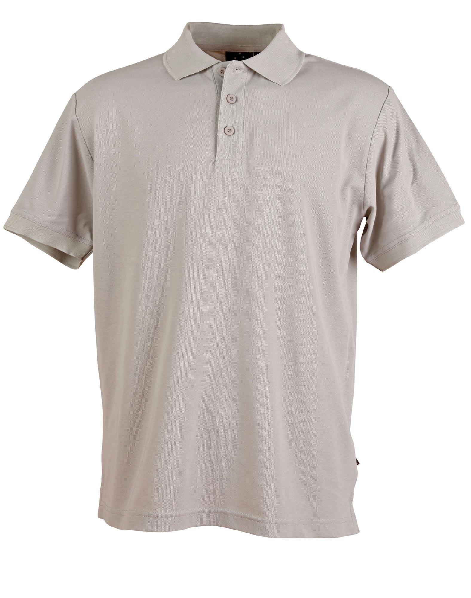 Men's TrueDry Solid Colour Short Sleeve Pique Polo PS63 - PrintaPromo