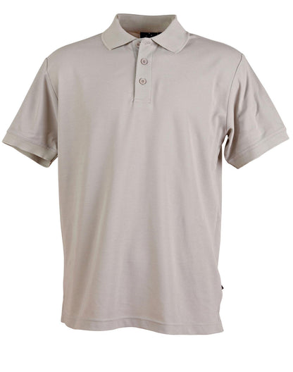 Men's TrueDry Solid Colour Short Sleeve Pique Polo PS63 - PrintaPromo