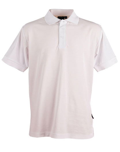 Men's TrueDry Solid Colour Short Sleeve Pique Polo PS63 - PrintaPromo