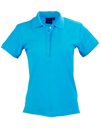 Ladies TrueDry Solid Colour Short Sleeve Pique Polo PS64 - PrintaPromo