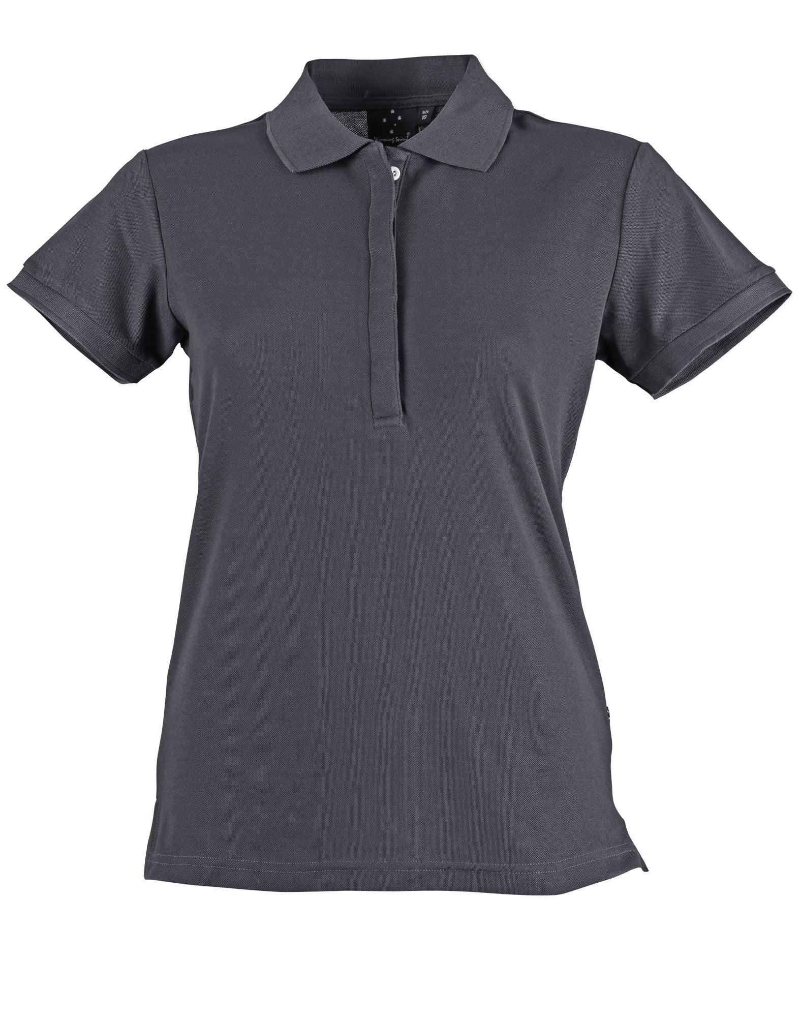 Ladies TrueDry Solid Colour Short Sleeve Pique Polo PS64 - PrintaPromo